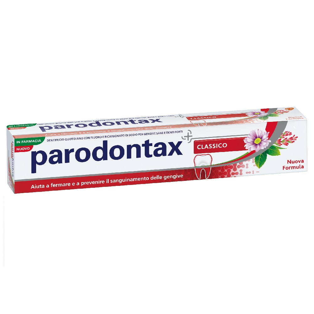 Parodontax Herbal Classico Dentifricio con Fluoro e Bicarbonato di Sodio Igiene Dentale 75 ml