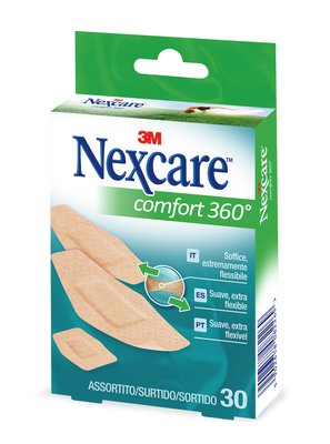 CEROTTO NEXCARE COMFORT 360 GRADI 30 PEZZI ASSORTITI