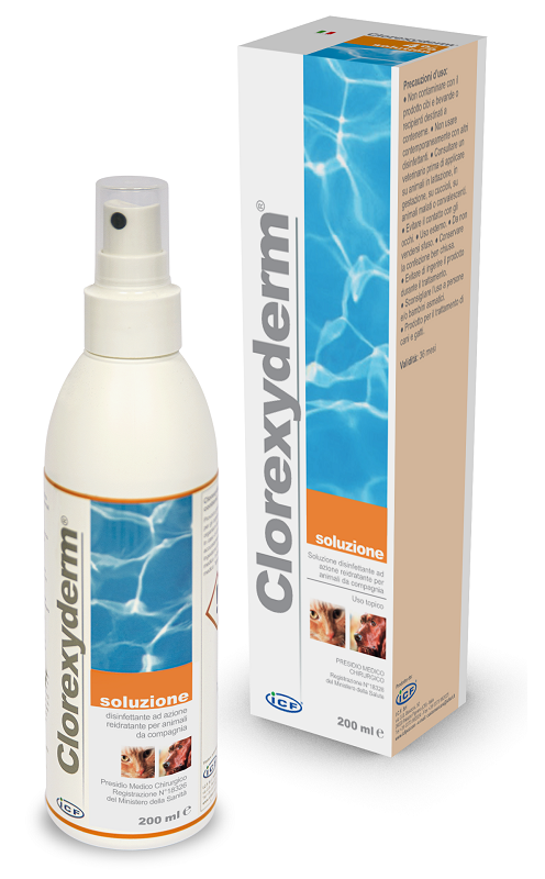 CLOREXYDERM SOL 200ML VET