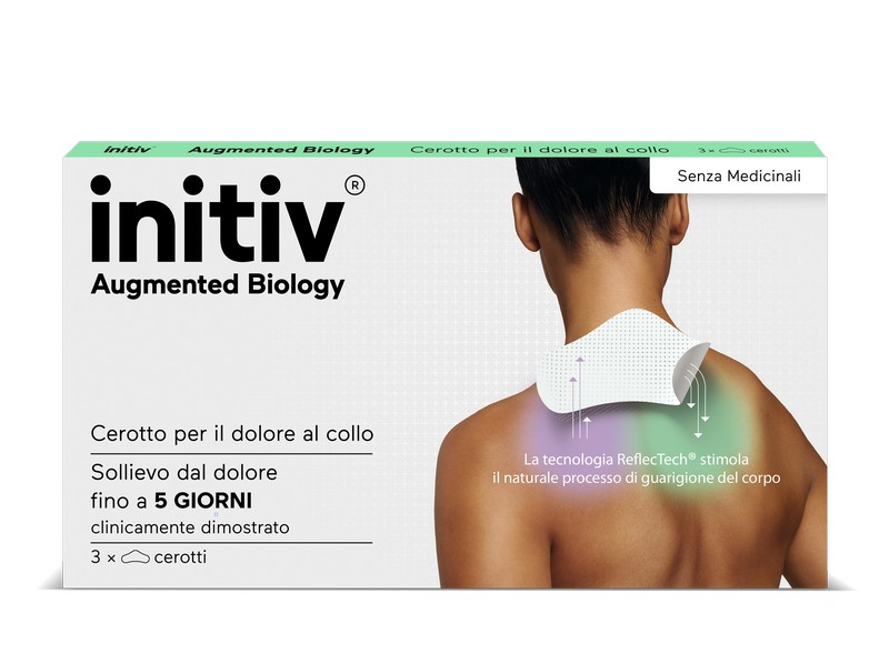 Initiv Cerotti Collo, Dolori Muscolari da lievi a moderati, senza Medicinali (3 cerotti)