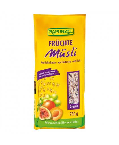 Rapunzel Fruit Muesly Biologico 750g
