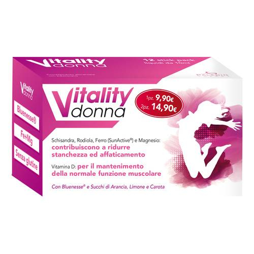 Vitality Donna utile per stanchezza ed affaticamento 12 stick pack