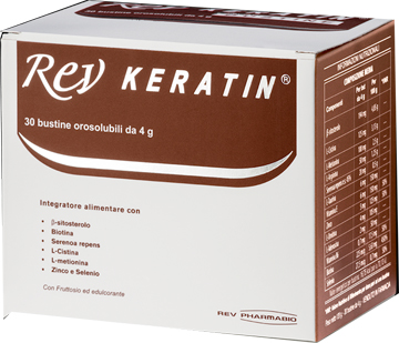 Rev Keratin Integratore Cheratotrofico Capelli e Unghie 30 Bustine