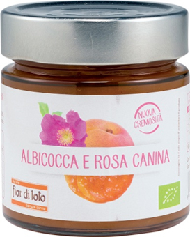 Fior Di Loto Composta  Rosa Canina e Albicocca Alimento Biologico 250g.