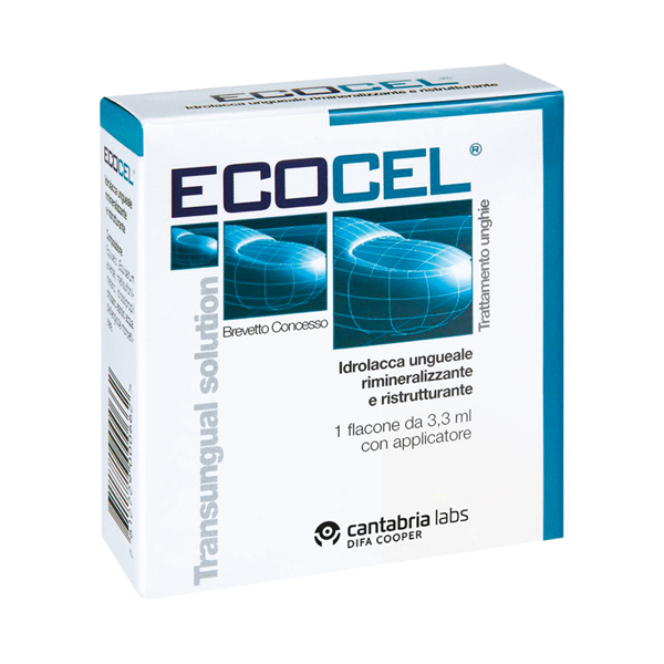 Ecocel Idrolacca Ungueale Indurente Rinforzante Unghie Fragili Flacone da 3,3 ml