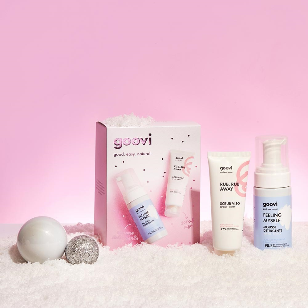 GOOVI SET Mousse Detergente + Scrub Viso