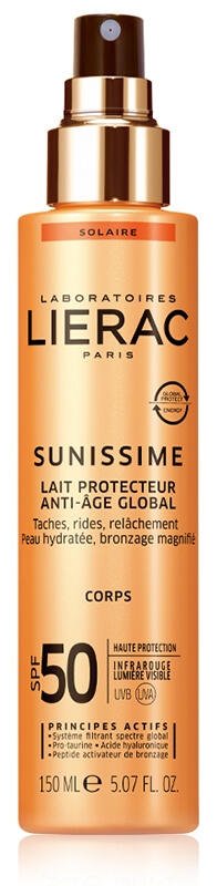 Lierac Sunissime Latte Corpo Solare protettivo SPF 50+ 150mL
