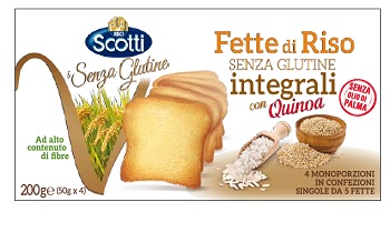 Riso Scotti Fette Di Riso Integrali Con Quinoa Senza Glutine 200g