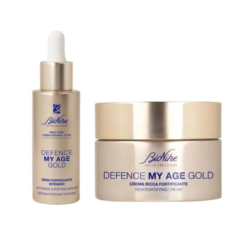 Bionike Cofanetto Defence My Age Gold Siero 30ml + Crema Ricca 50ml