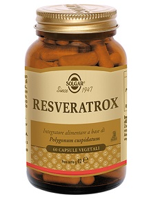 Solgar Resveratrox Integratore Antiossidante 60 Capsule Vegetali