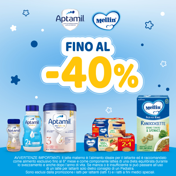 Mellin & Aptamil Fino al -40%