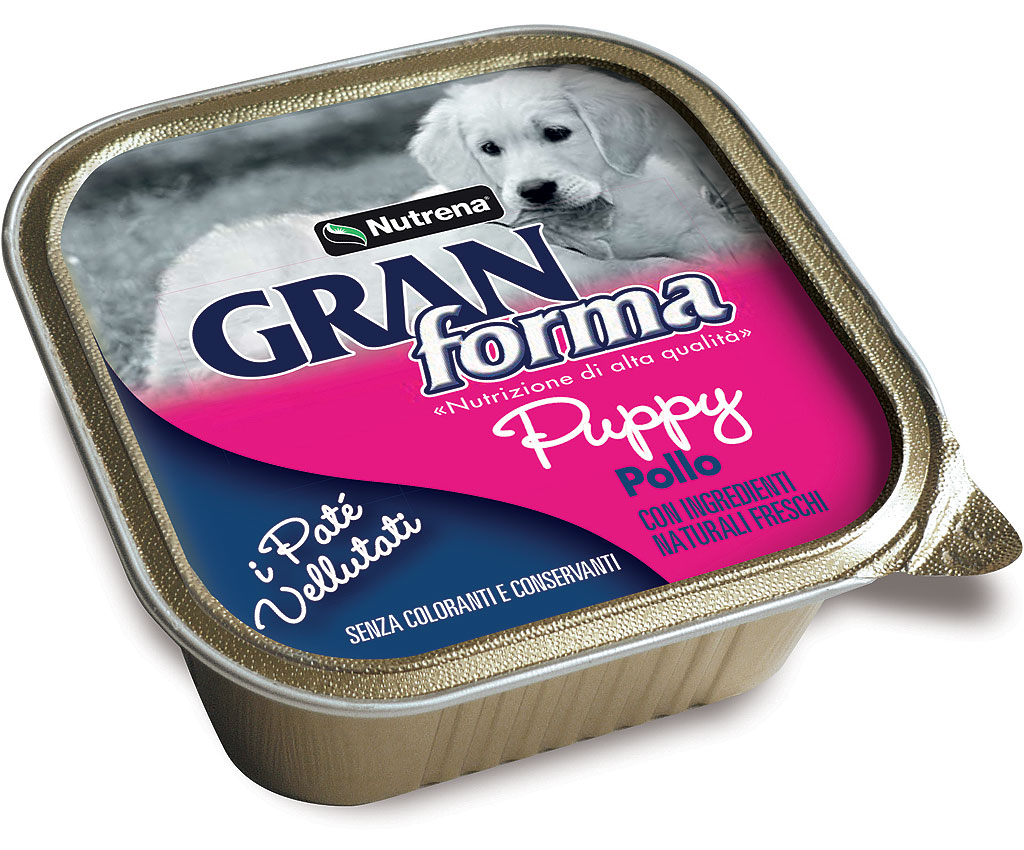 RAGGIO DI SOLE GRAN FORMA CANE PATE' PUPPY POLLO 150GR (vaschetta)
