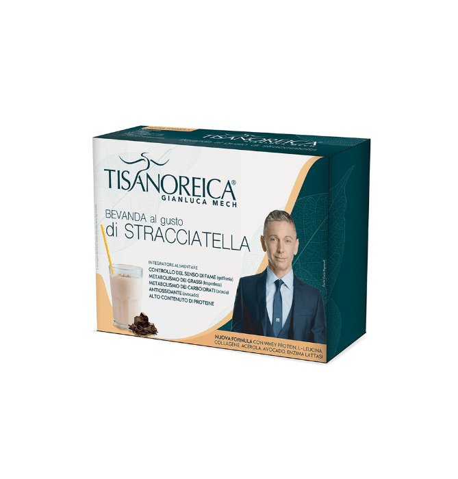 Tisanoreica  Bevanda Gusto Stracciatella Senza Glutine 4 Preparati da 28g