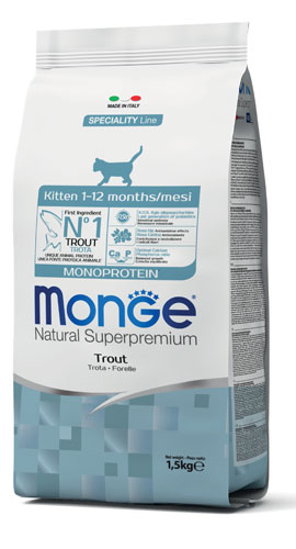 MONGE CAT KITTEN MONO TRO 400G