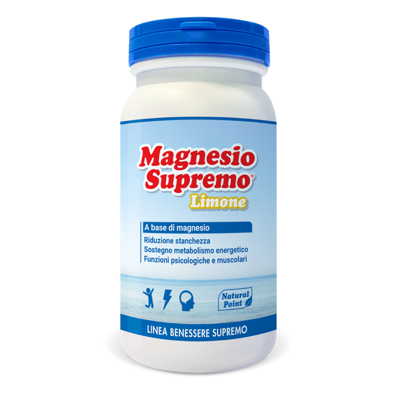 Magnesio Supremo Lemon - Integratore per stanchezza e stress - 150 g