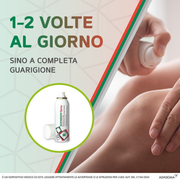 Sofargen spray cutaneo per ferite ed escoriazioni - 10 g