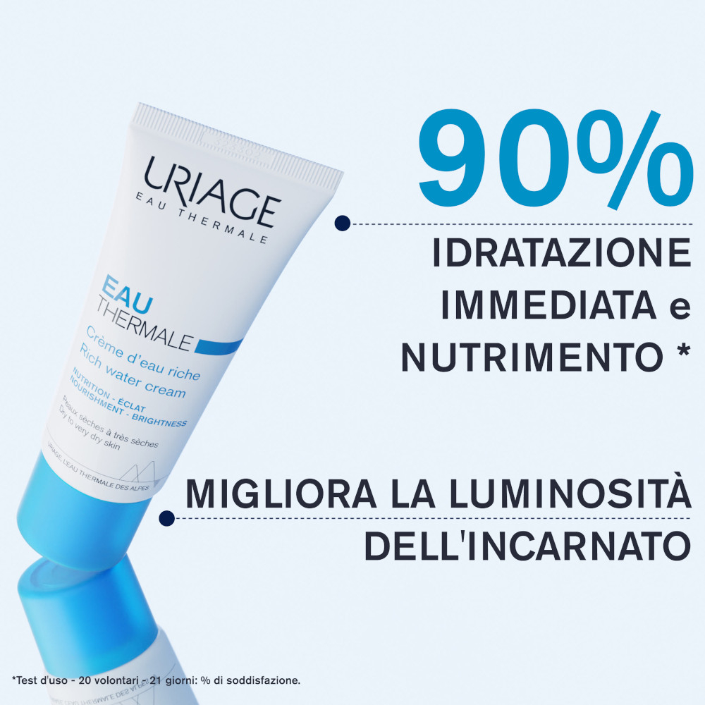 Uriage Eau Thermale Crema Ricca all'Acqua Idratante Viso 40 ml