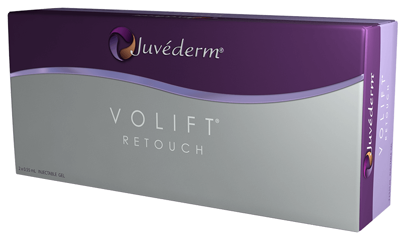 Juvèderm Volift Retouch con lidocaina - confezione con 2 siringhe da 0,55 ml