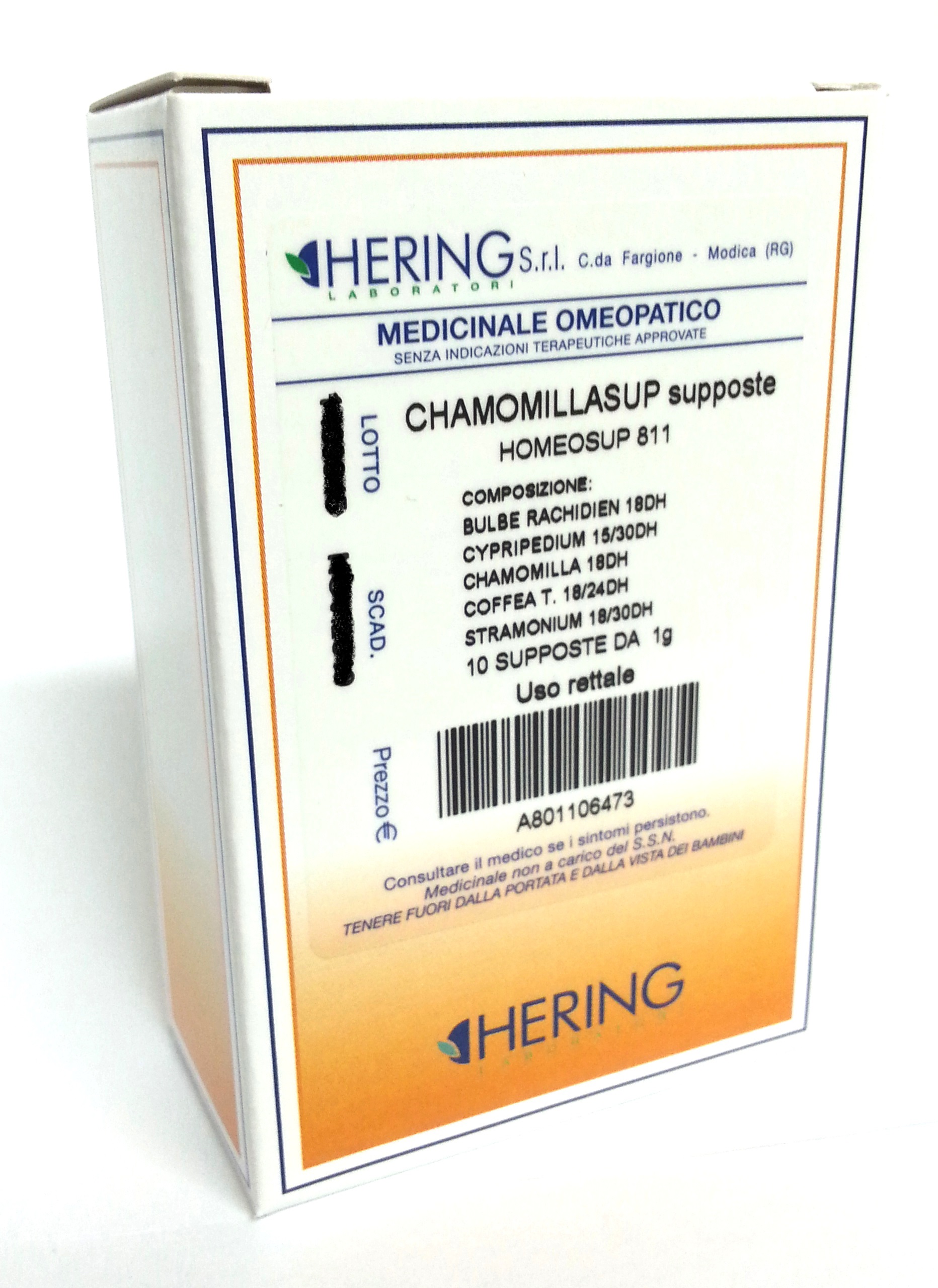 Hering Chamomillasup 10 Supposte