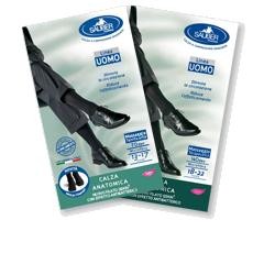 Sauber Linea Uomo Calza Anatomica Filato QSKIN 70 Den Taglia G Nero