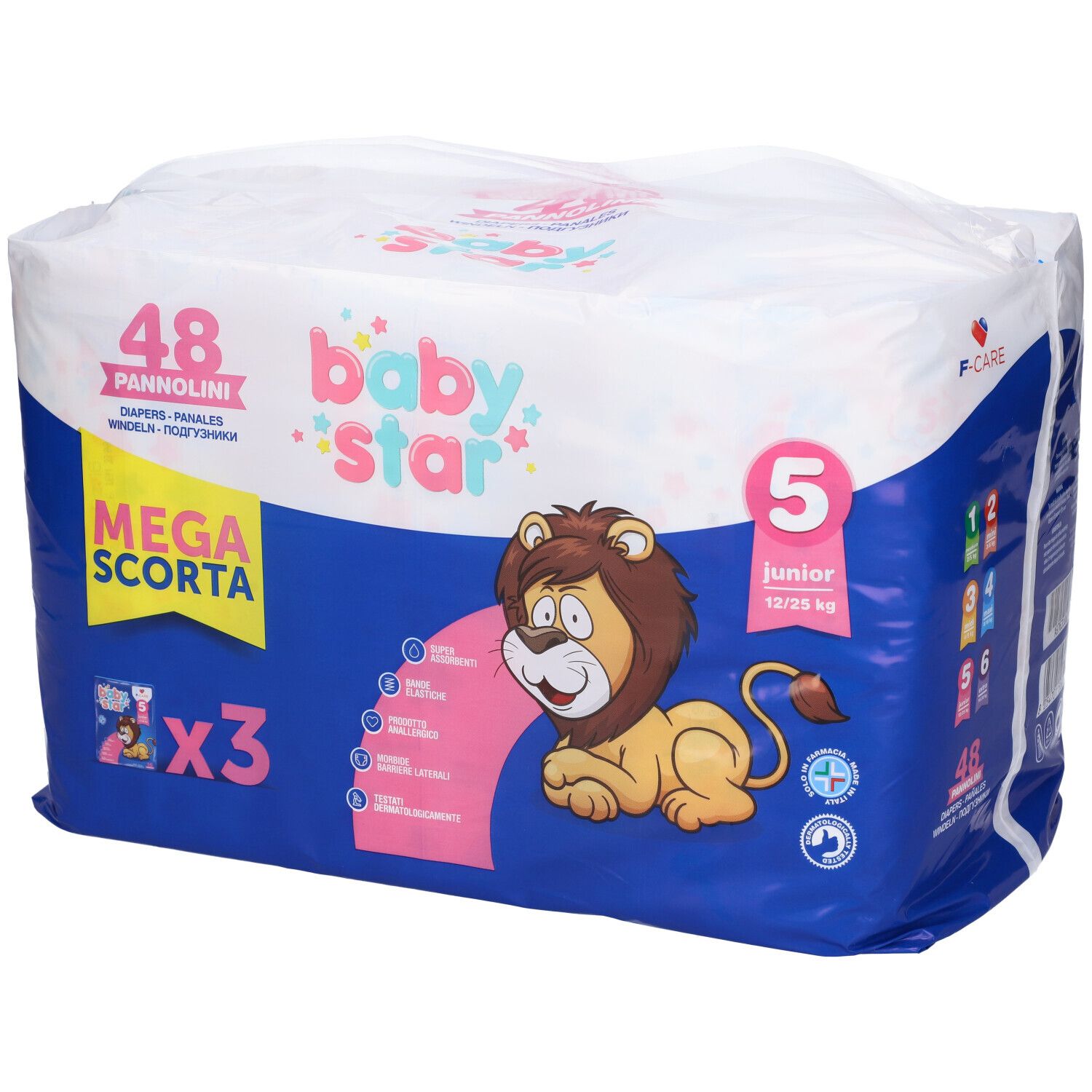 BABYSTAR TRIPACK 3X16 5 48PZ