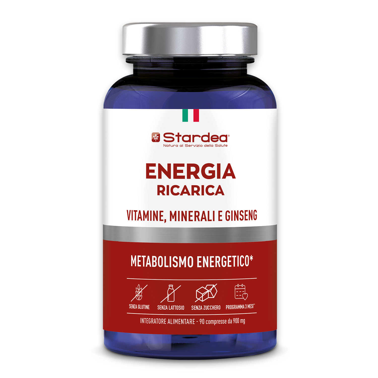 STARDEA ENERGIA RICARICA Compresse - INTEGRATORE ALIMENTARE con VITAMINE, MINERALI E GINSENG