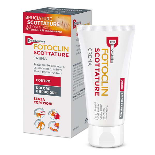 Dermovitamina Scottature Sole Crema Per Eritemi Solari e Arrossamenti 150 ml