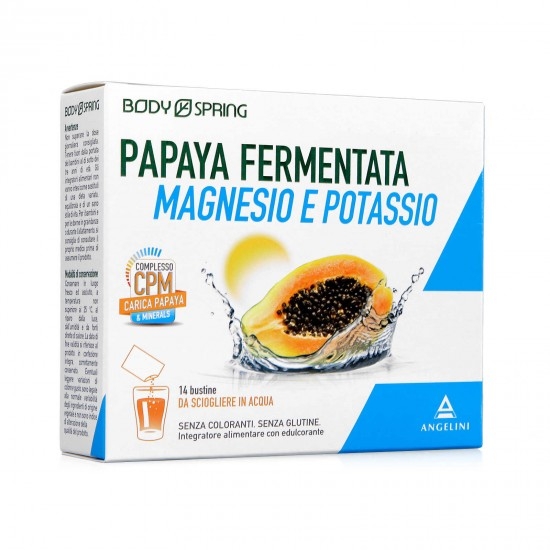 ENERGYA  PAPAYA MAGNESIO E POTASSIO 2 astucci da 14 bustine