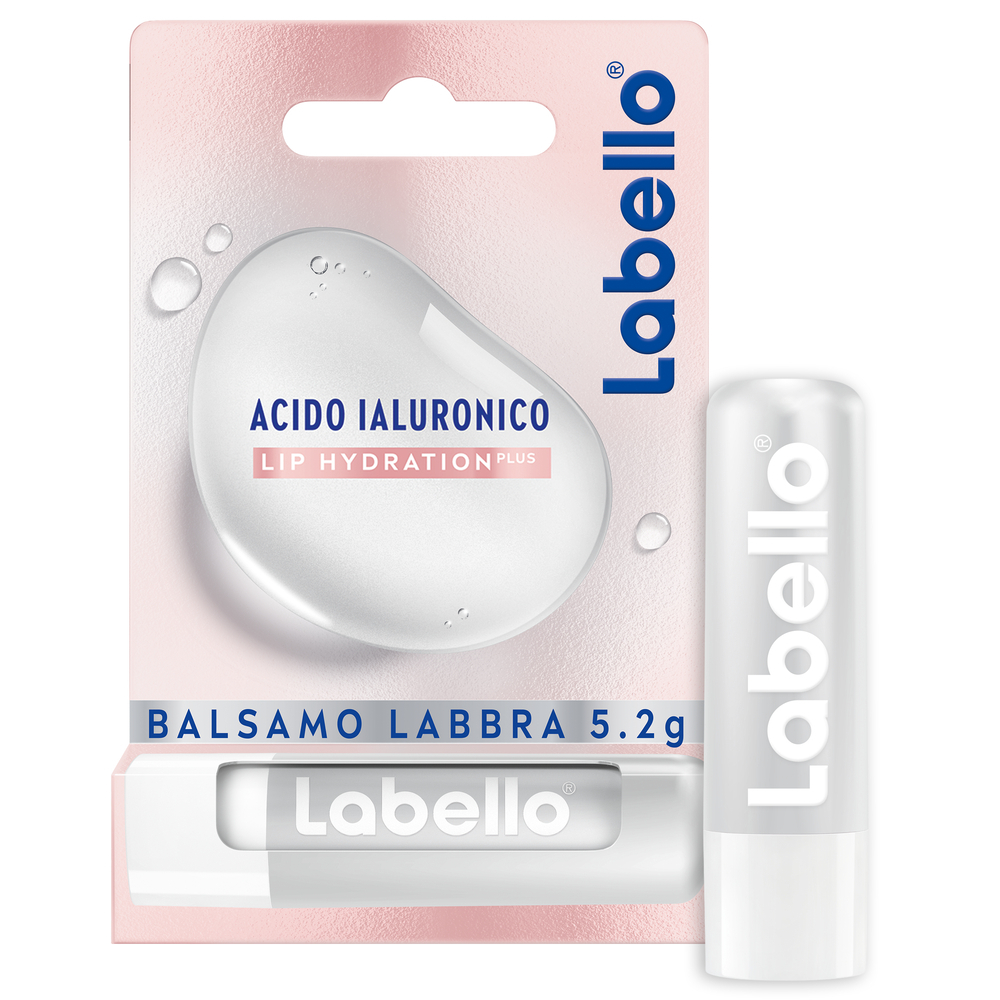Labello Acido Ialuronico Lip Hydratation Plus Rosé 5.2g, Burrocacao labbra con Acido Ialuronico