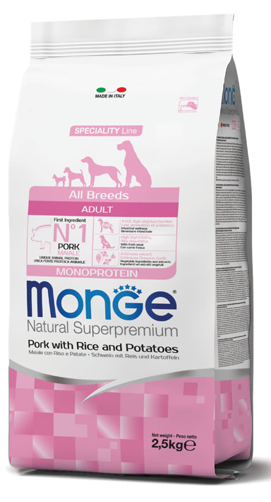MONGE ALL AD MAI/RIS/PAT 2,5KG