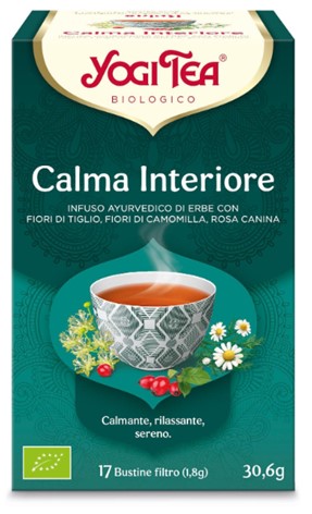 Fior di Loto Yogi Tea Infuso Ayurvedico Calma Interiore 17 Filtri