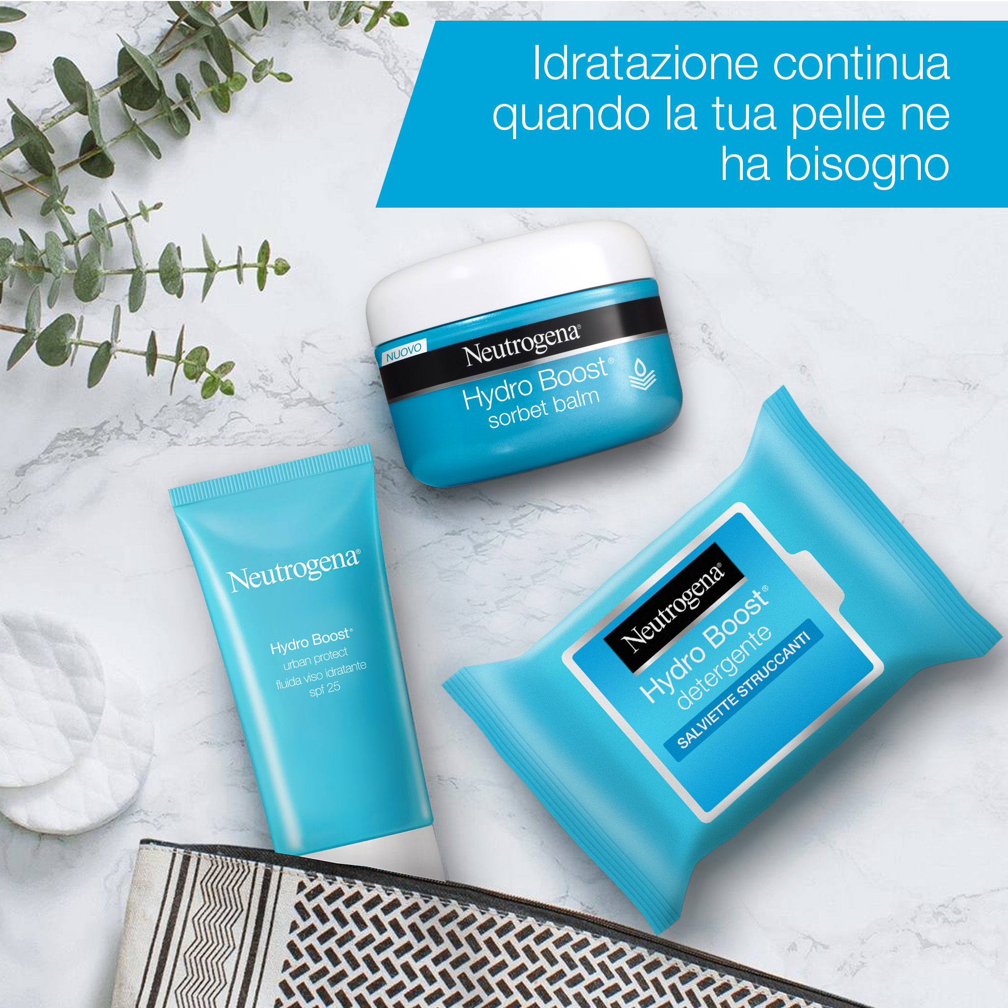 Neutrogena Balsamo Corpo Rinfrescante, Hydro Boost, Sorbet Balm, 200