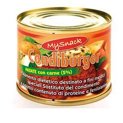 My Snack Condiburger Patatine + Carne 200 g