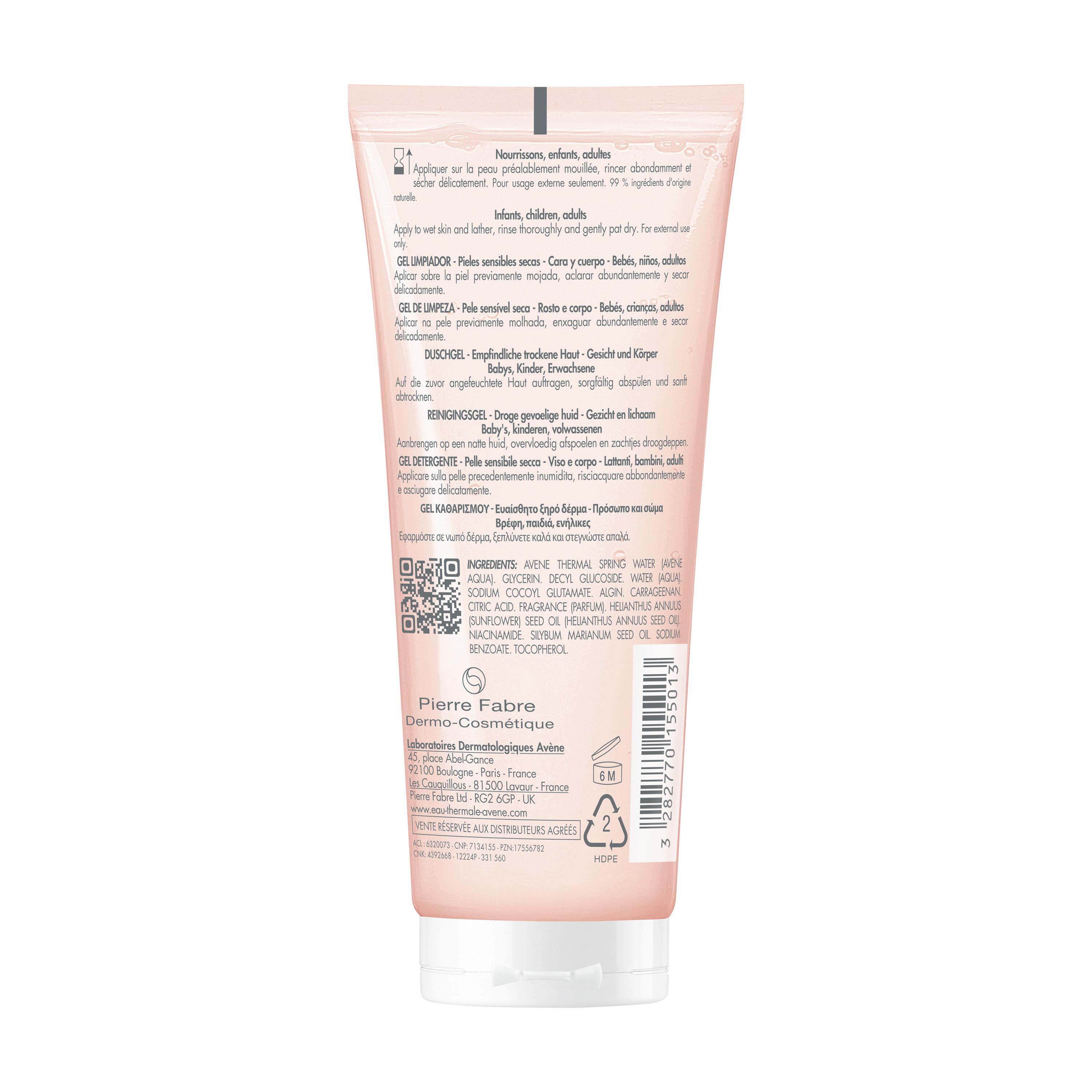 Avène Xeracalm Nutrition - Gel Detergente Nutriente Per Pelle Sensibile E Secca 100 ml