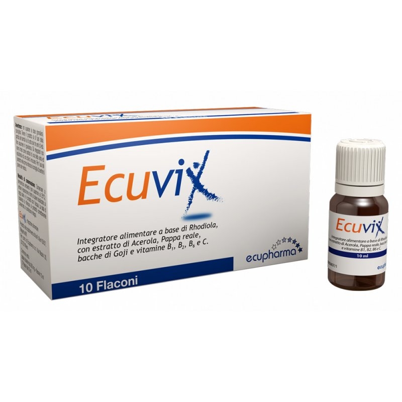 Ecuvix Integratore 10 Flaconcini da 10 ml