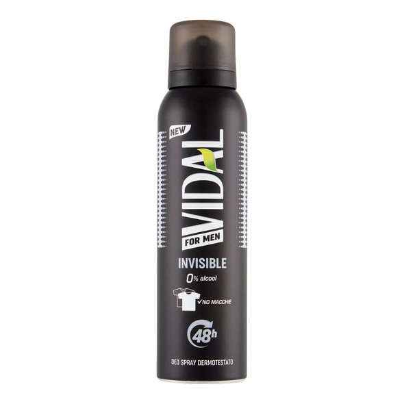 VIDAL DEO MEN INVISIBLE 150 ML
