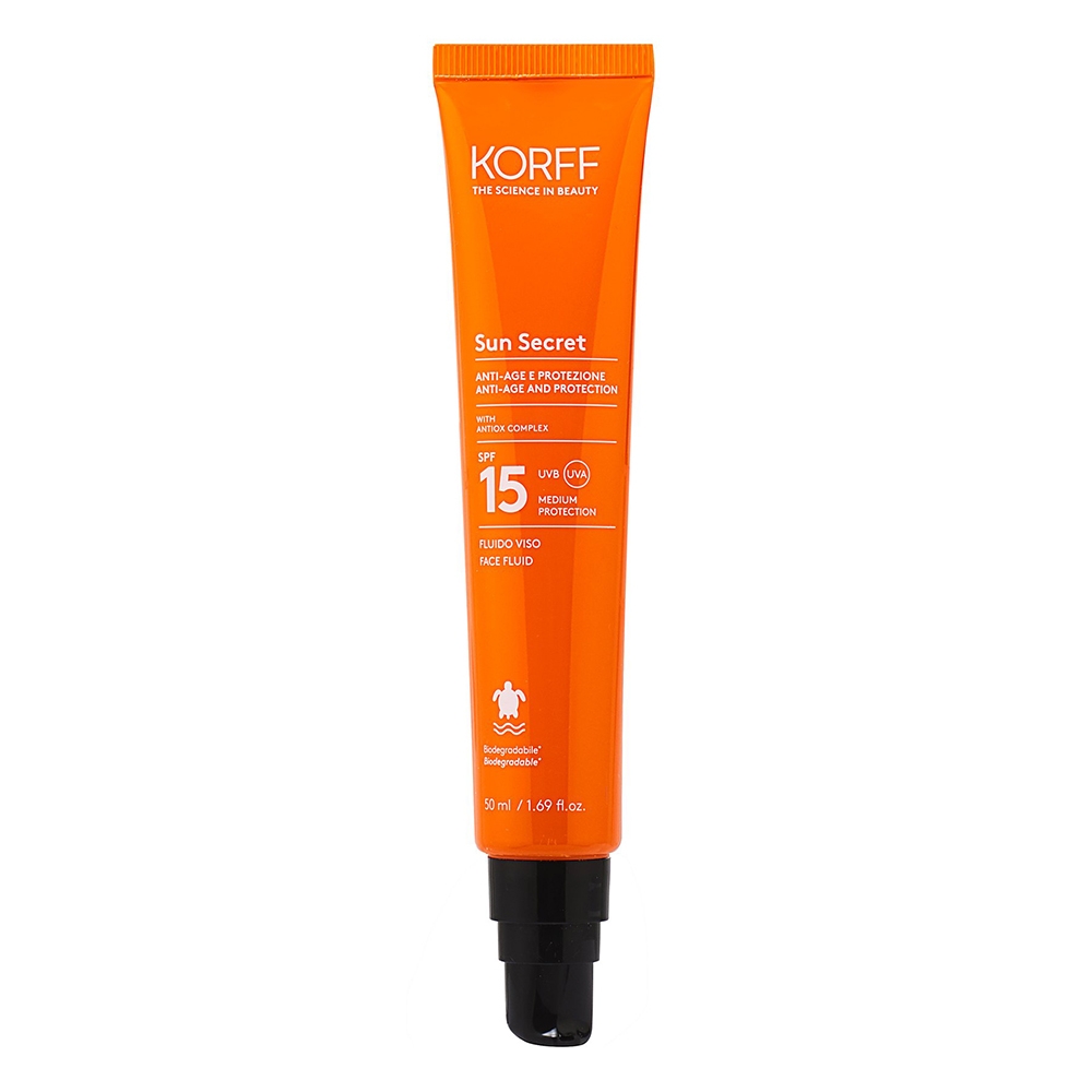 Korff Sun Secret Fluido Viso SPF15 50mL
