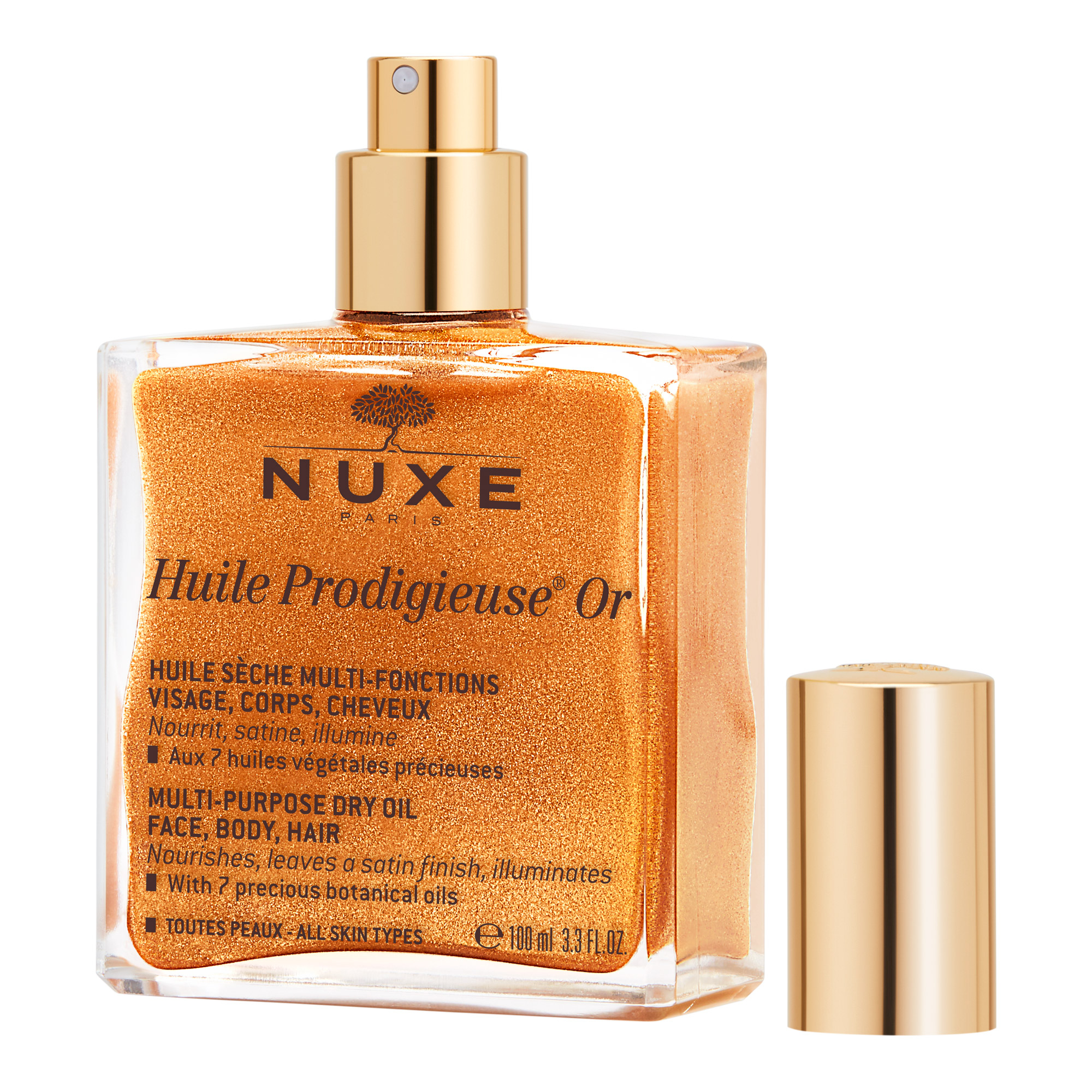 Nuxe - Huile Prodigieuse Or - Olio Secco Per Viso, Corpo E Capelli 100 ml