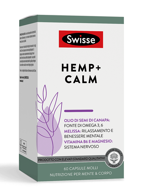 Swisse Hemp Calm Integratore Rilassante 60cps molli