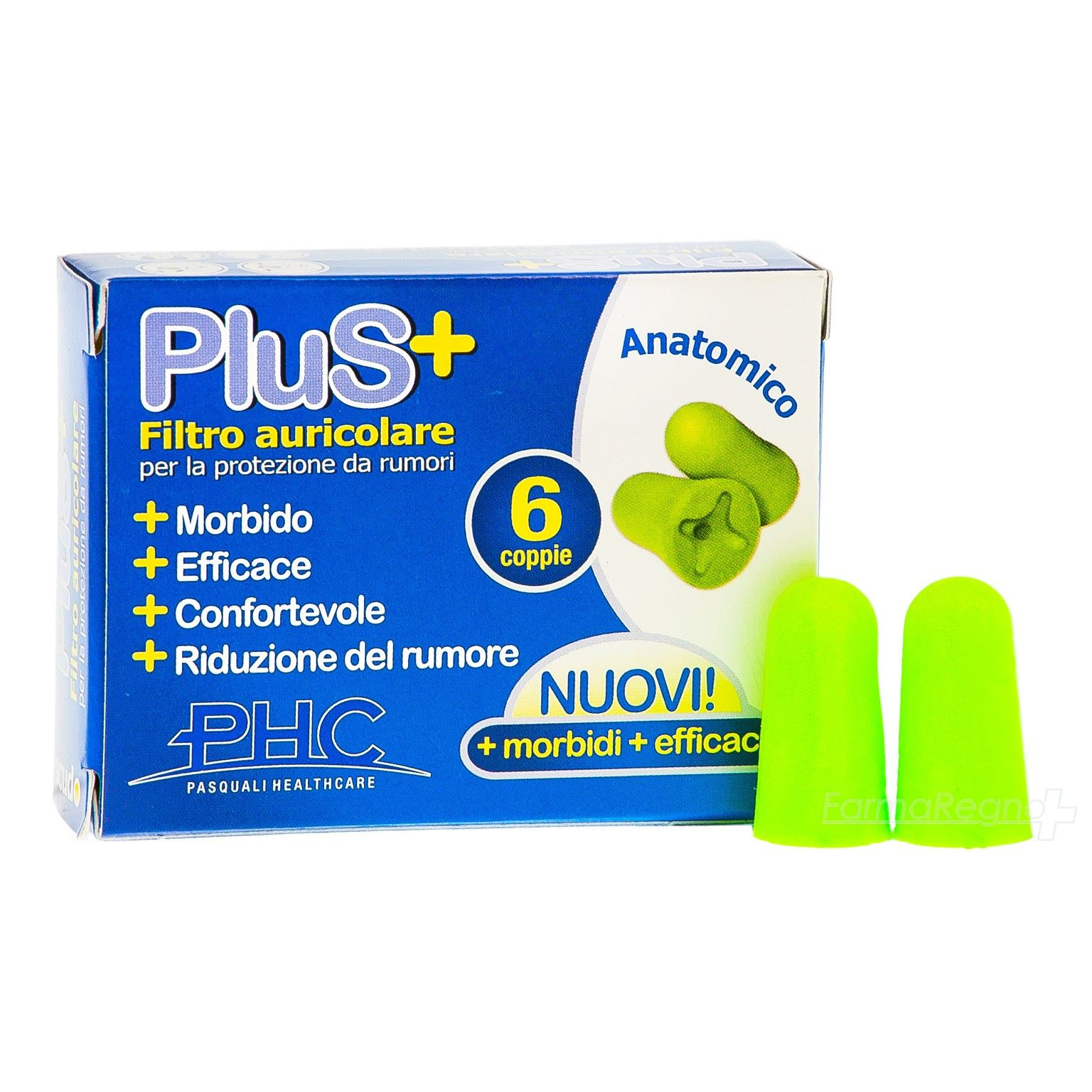 Earplug Scudo Plus Tappi Auricolari 6 Pezzi