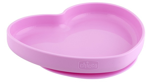 CHICCO Piatto Cuore C/Vent.Girl9m+