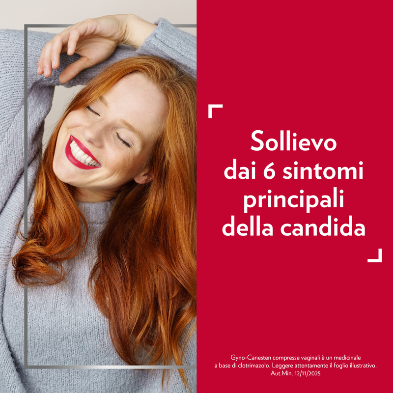 Gyno-Canesten, Trattamento Sintomi della Candida, contro Prurito intimo, Bruciore intimo e Perdite, 100 mg di Clotrimazolo, 12 Compresse Vaginali 