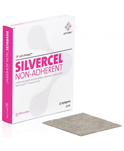 Systagenic Wound Man. Silvercel Non Adherent Cerotto 11x11cm 10 Pezzi