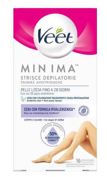VEET STRISCE CORPO IPOALLERGENICHE 16 PEZZI