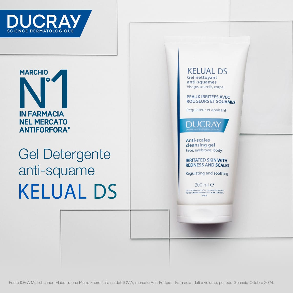 DUCRAY KELUAL DS Gel*Det.200ml