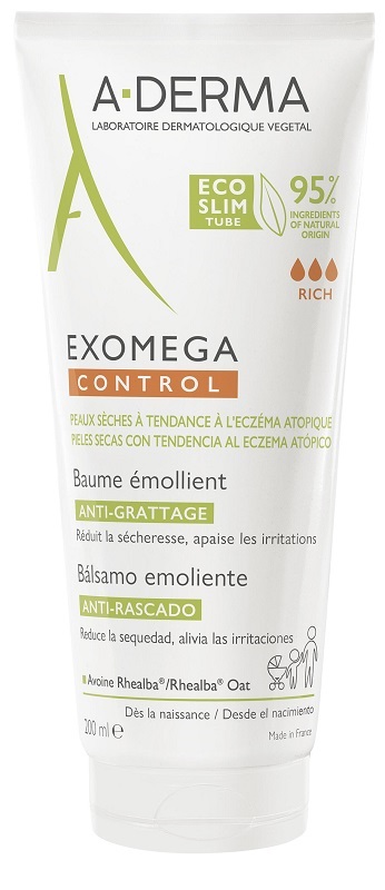 A-DERMA EXOMEGA CONTROL Balsamo Emolliente Anti Grattage 200mL