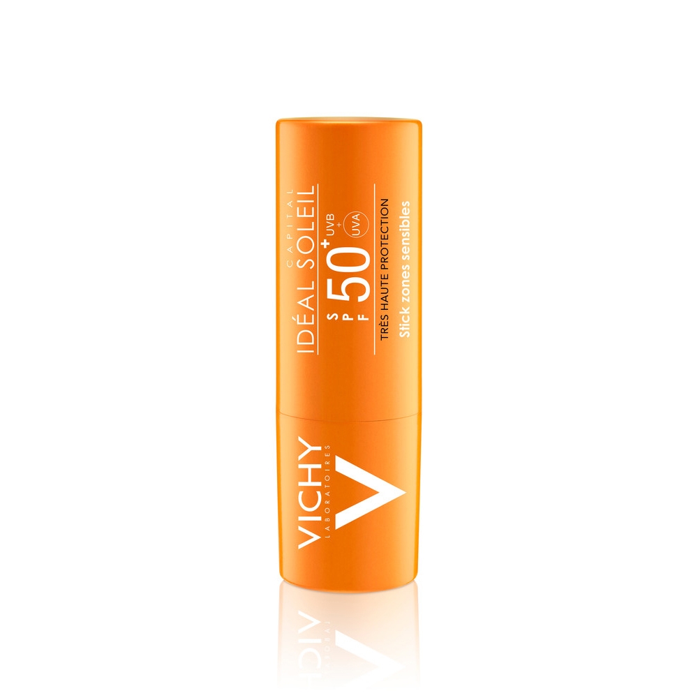 Vichy Capital Soleil Stick Zone Sensibili Spf 50+ - Protezione elevata per le zone sensibili 9gr