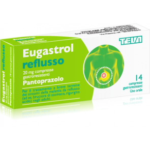 Eugastrol Reflusso 20 Mg Pantoprazolo 14 Compresse Gastroresistenti