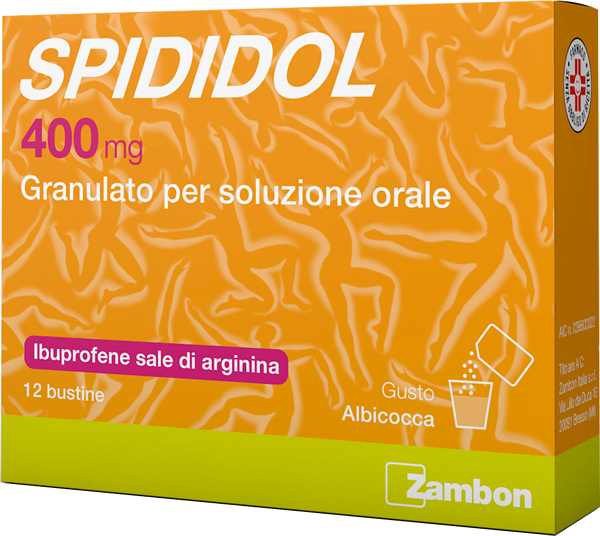 Spididol 400 mg - Granulato gusto albicocca - 12 bustine