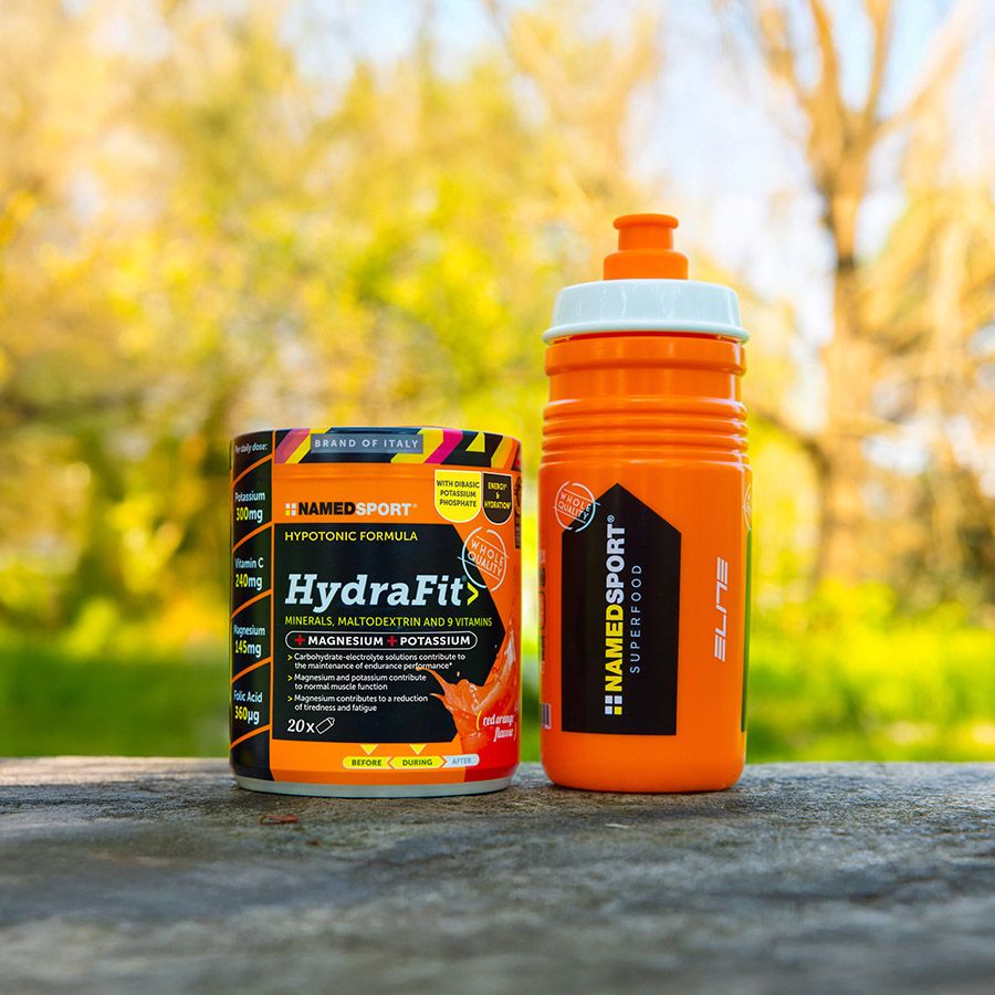 Named Sport HydraFit> 400 g - Integratore Di Magnessio, Potassio E Vitamine